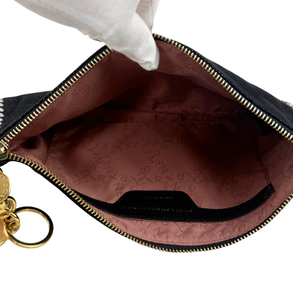 STELLA McCARTNEY Black Falabella Clutch Bag LHQ1050