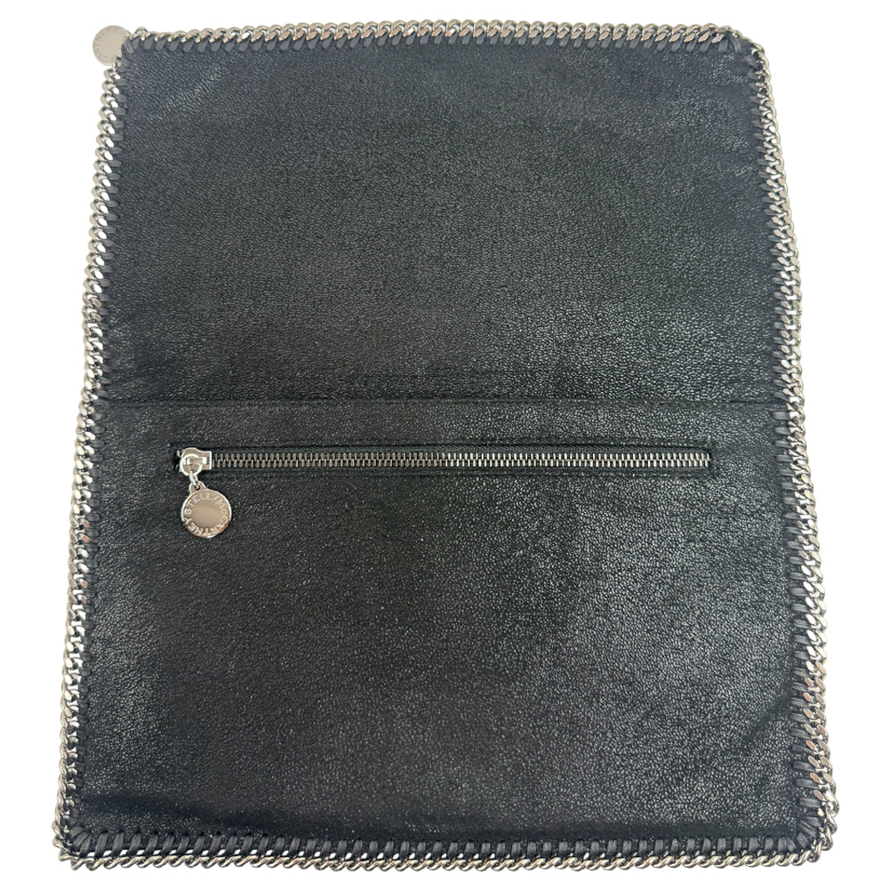 STELLA McCARTNEY Black Falabella Clutch Bag LHQ1051