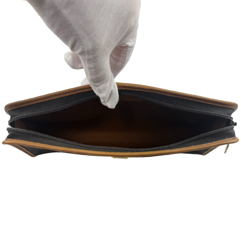 CHRISTIAN DIOR Honeycomb Clutch Pochette Bag LHQ1053