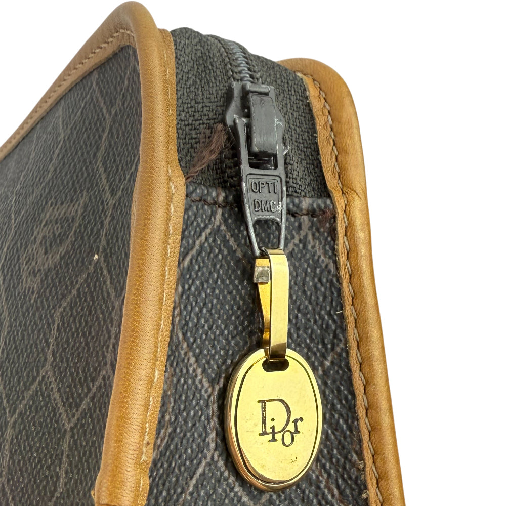 CHRISTIAN DIOR Honeycomb Clutch Pochette Bag LHQ1053