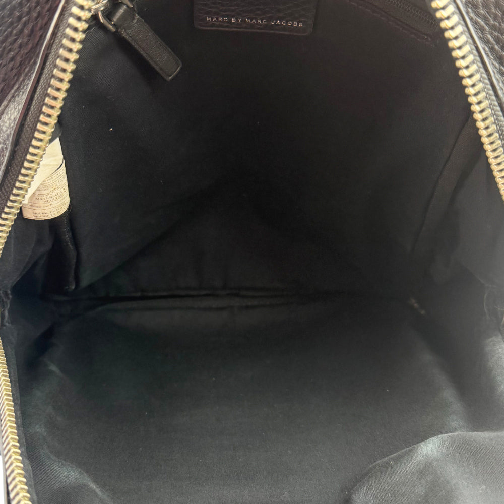 MARC JACOBS Black Leather Backpack LHQ1057