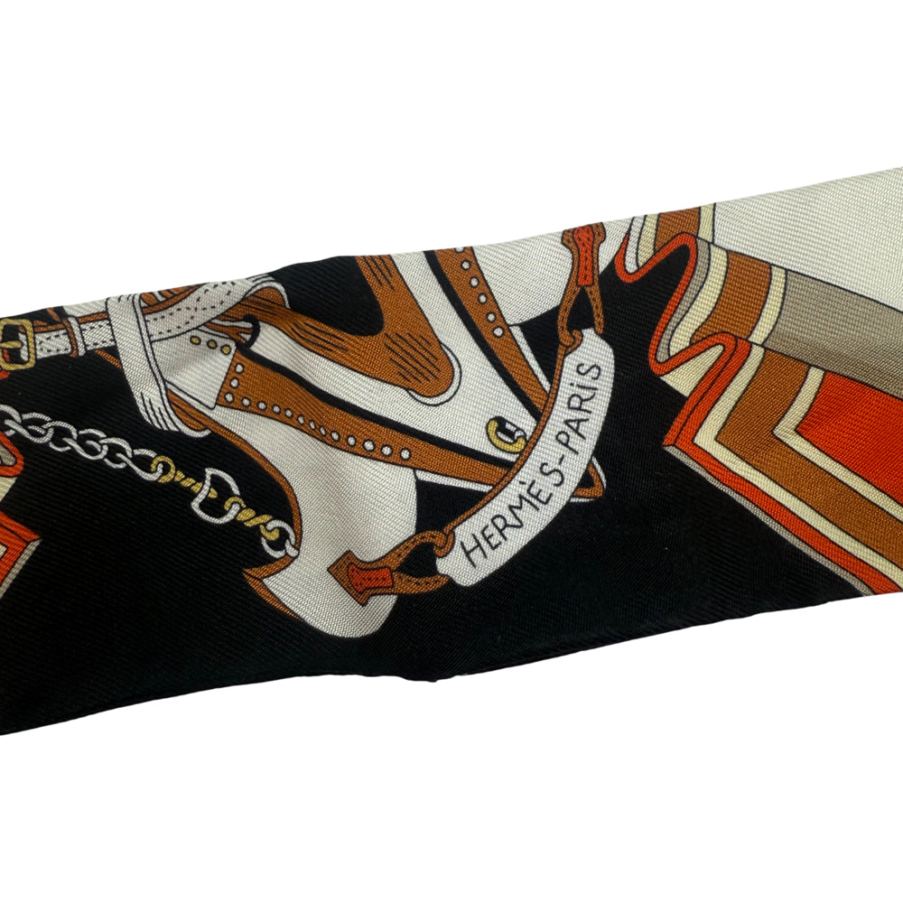 HERMES Twilly Bandeau Silk Scarf LHQ1059