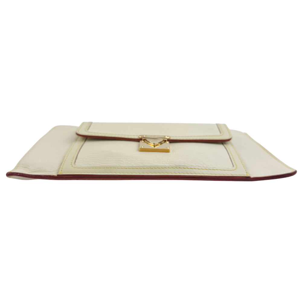 LOUIS VUITTON Cream Suhali L' Inseperable Clutch Bag LHQ1060