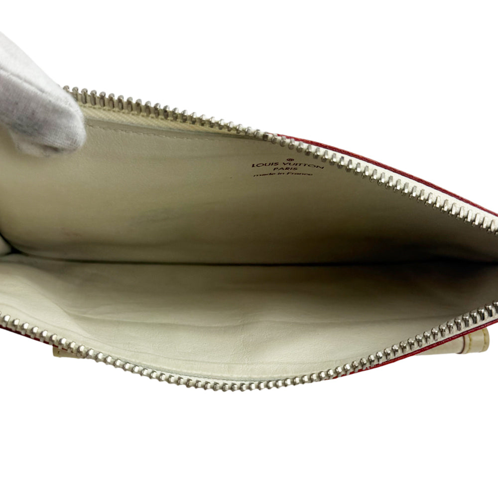 LOUIS VUITTON Cream Suhali L' Inseperable Clutch Bag LHQ1060