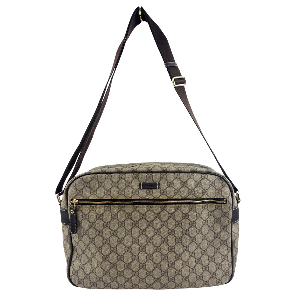 GUCCI GG Supreme Canvas Messenger Shoulder Bag LHQ1062