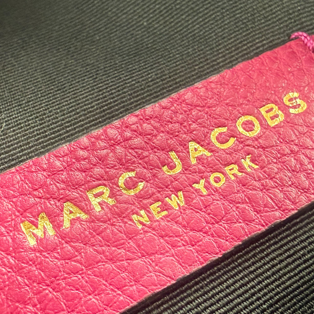 MARC JACOBS Dark Pink Leather Backpack LHQ1068