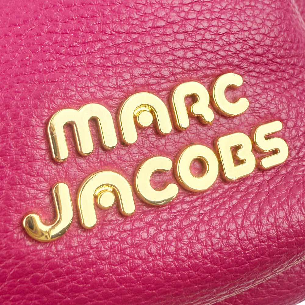MARC JACOBS Dark Pink Leather Backpack LHQ1068
