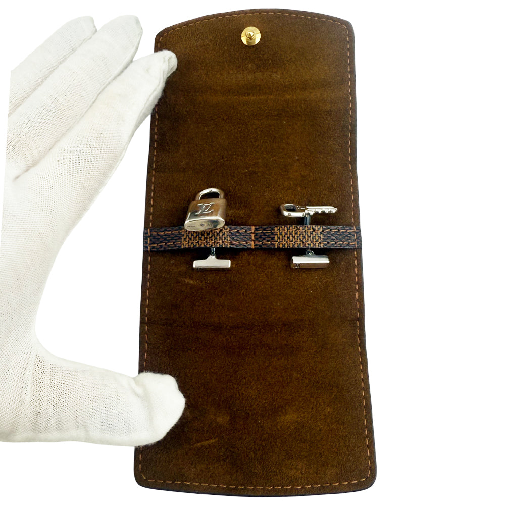LOUIS VUITTON Padlock & Key Cufflinks LHQ1071