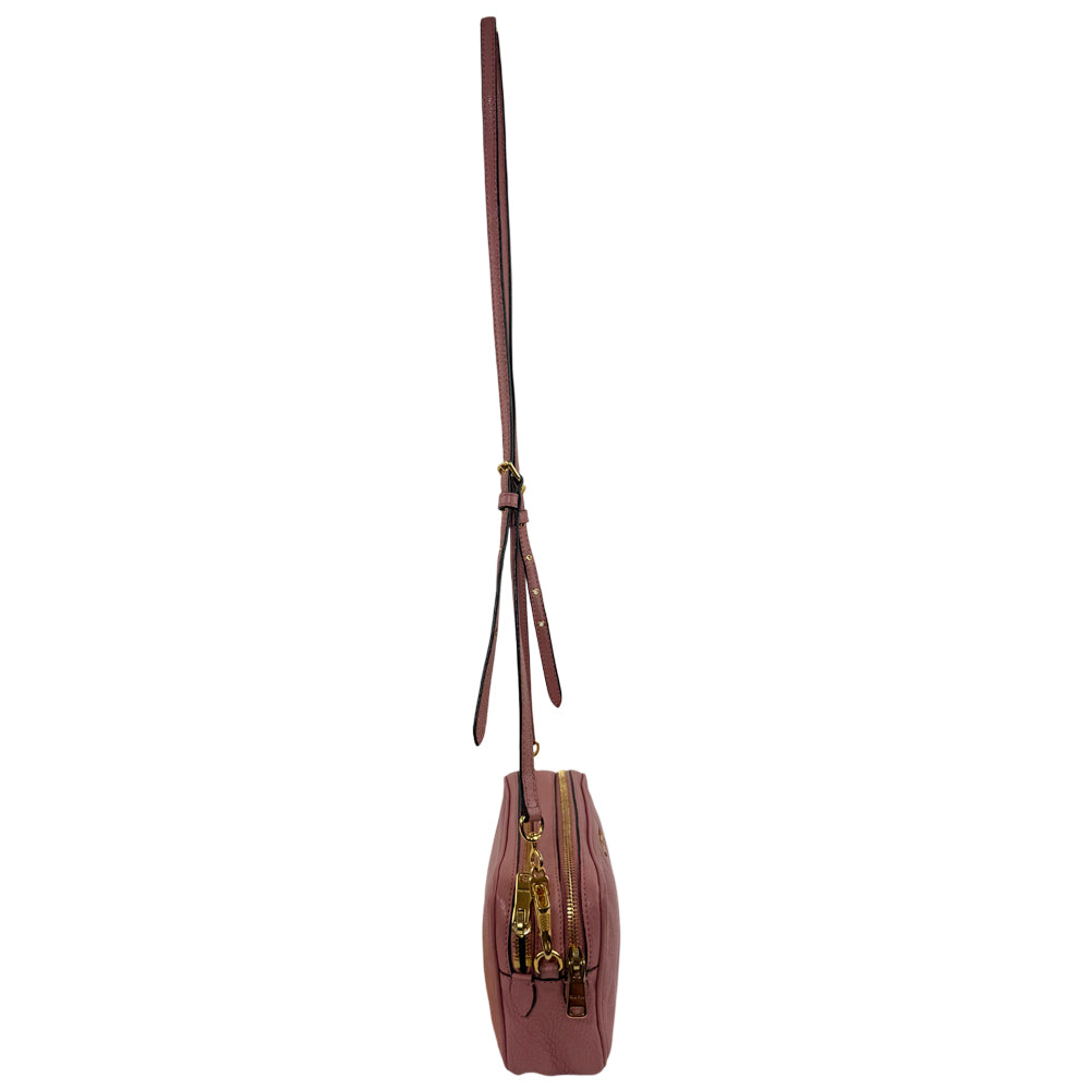 MIU MIU Pink Leather Shoulder Crossbody Bag LHQ1080