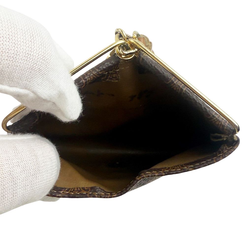 CELINE Macadam Triomphe Triangle Coin Case Purse LHQ1081