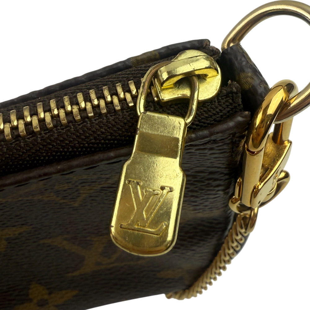 LOUIS VUITTON Monogram Mini Pochette HandBag LHQ1084