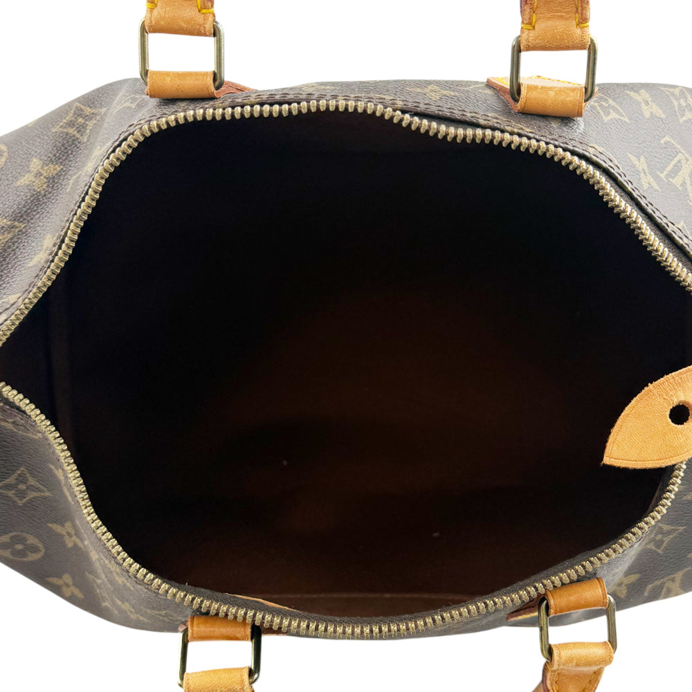 LOUIS VUITTON Speedy 35 Monogram Boston Bag LHQ1185