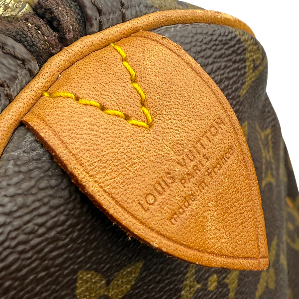 LOUIS VUITTON Speedy 35 Monogram Boston Bag LHQ1185