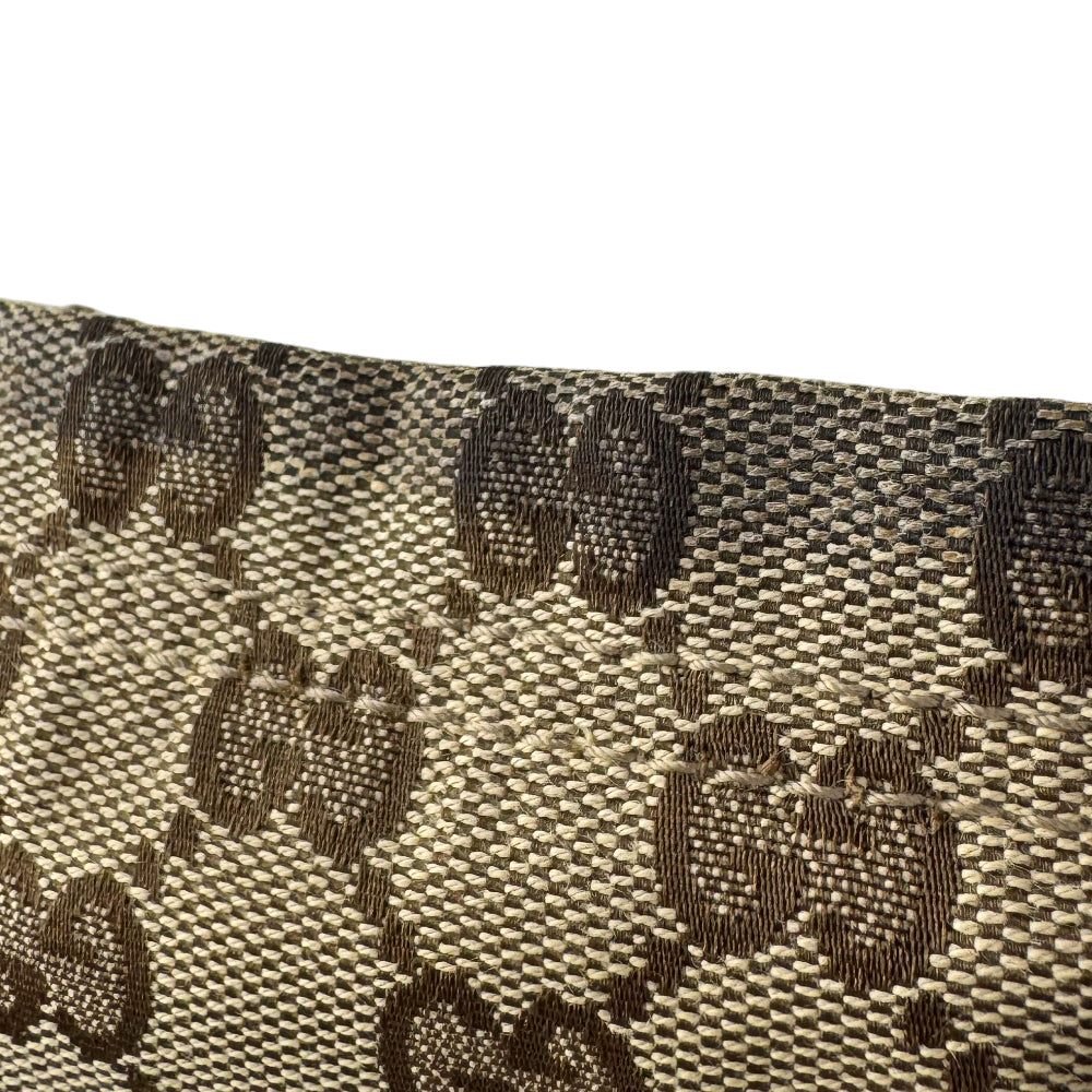 GUCCI GG Canvas Sherry Line Tote Shoulder Bag LHQ1086