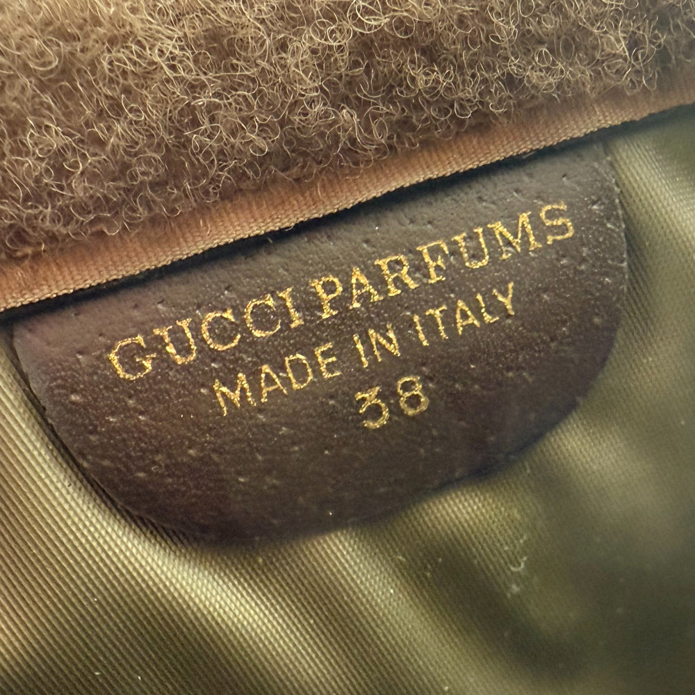 GUCCI GG Supreme Canvas Sherry Line Clutch Bag LHQ1088