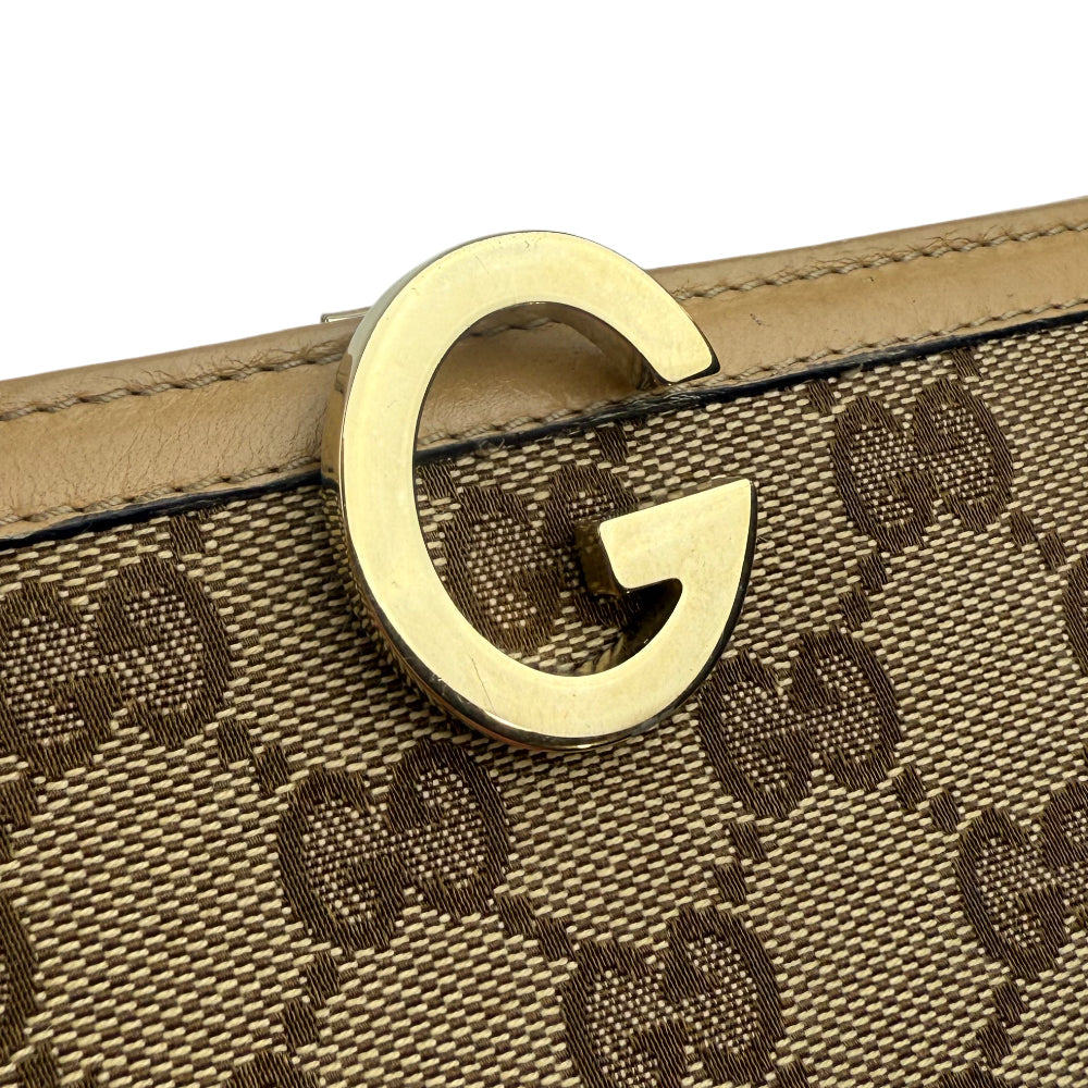 GUCCI GG Canvas Long Purse Wallet LHQ1097