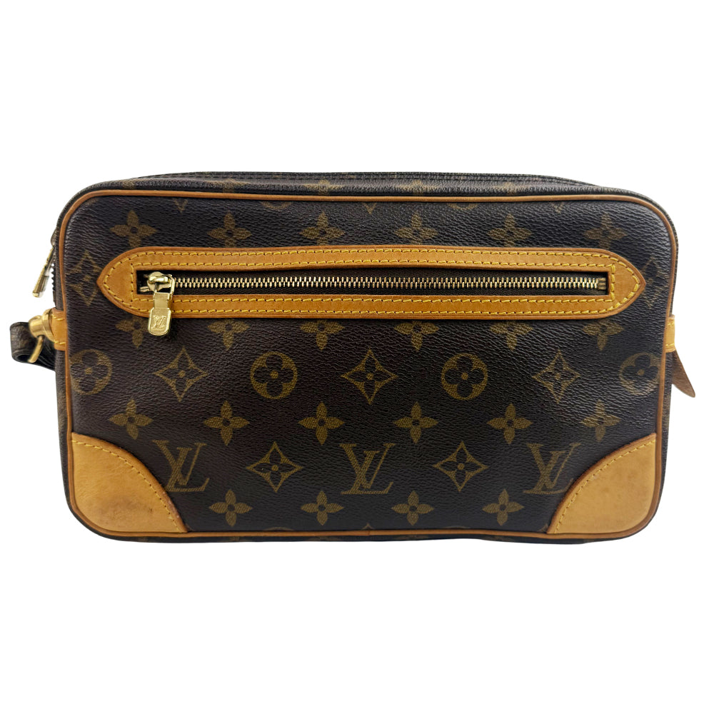 LOUIS VUITTON Marly Dragonne Monogram Clutch Bag Pouch LHQ1098