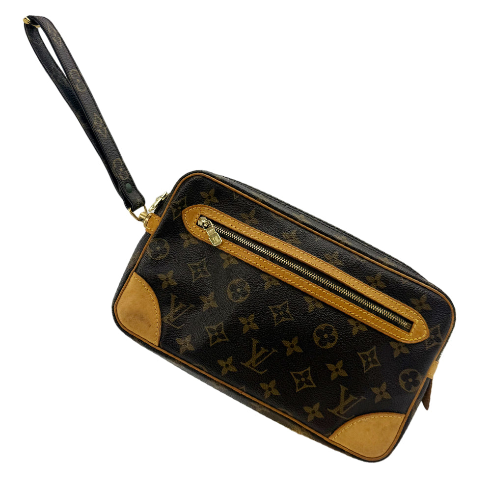 LOUIS VUITTON Marly Dragonne Monogram Clutch Bag Pouch LHQ1098