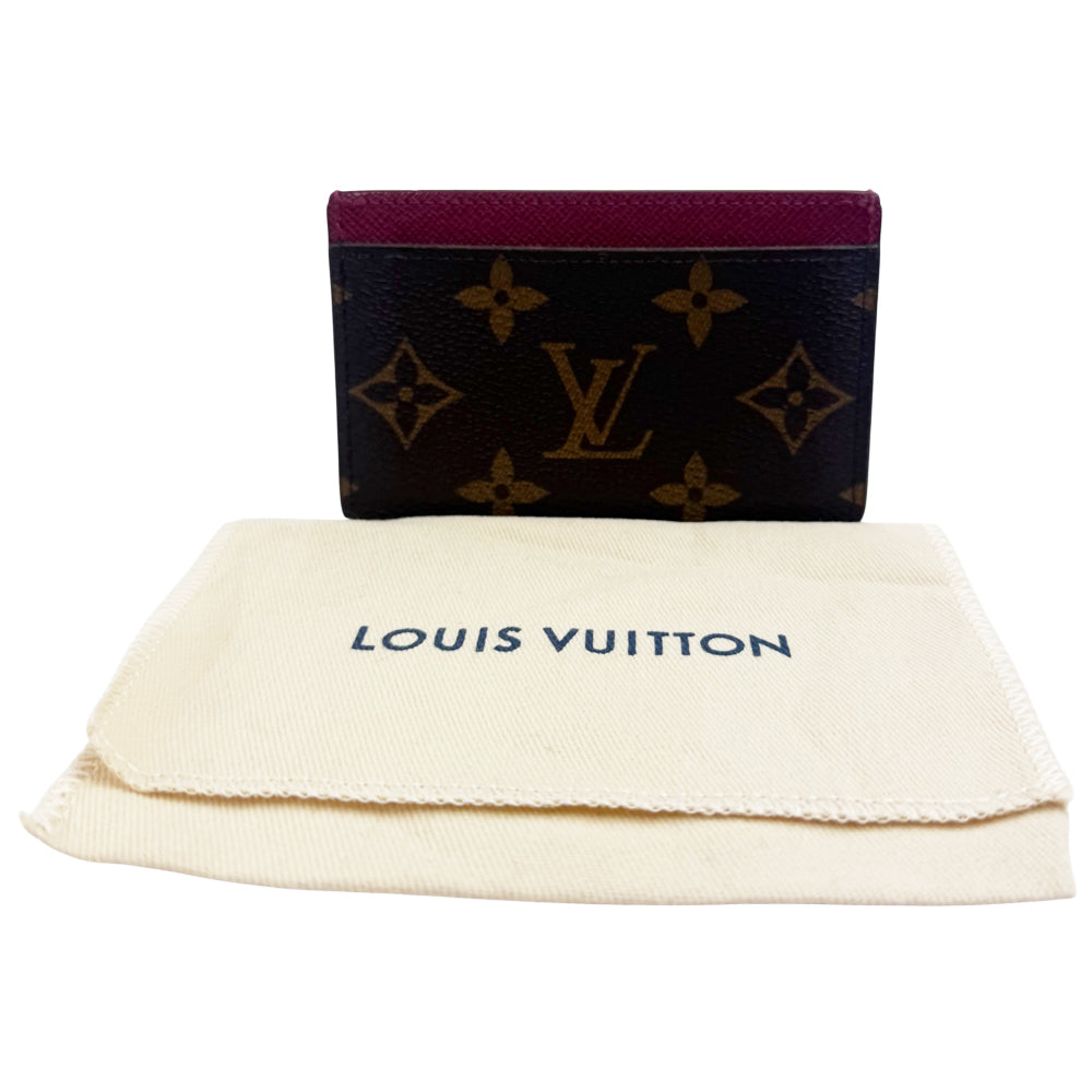 LOUIS VUITTON Monogram Card Holder LHQ1100
