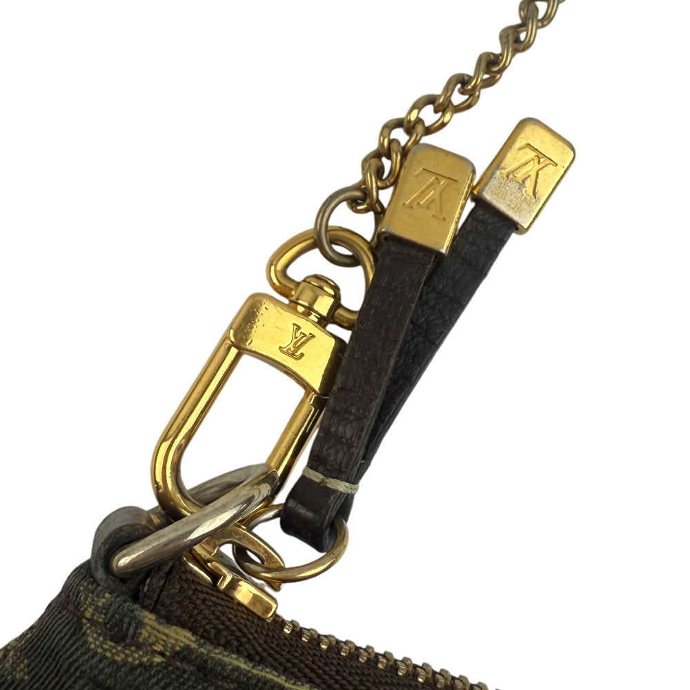 LOUIS VUITTON Monogram Mini Pochette Idylle Hand Bag LHQ1108