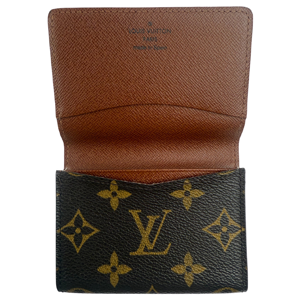 LOUIS VUITTON Monogram Business Card Holder LHQ1110