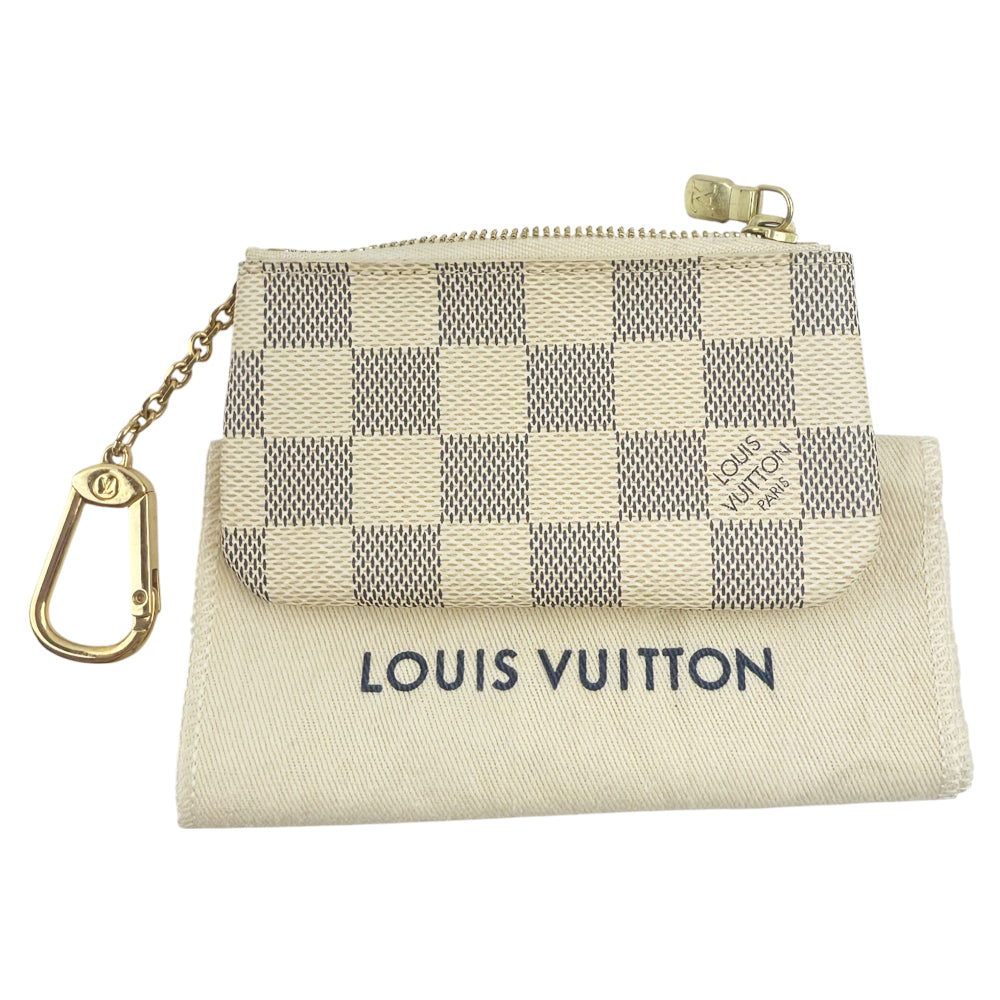 LOUIS VUITTON Damier Azure Keychain Pouch LHQ1114