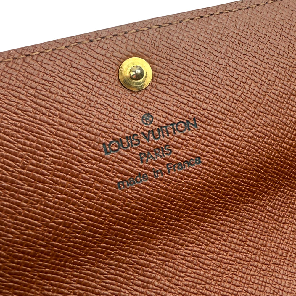 LOUIS VUITTON Sarah Monogram Long Purse Wallet LHQ1116