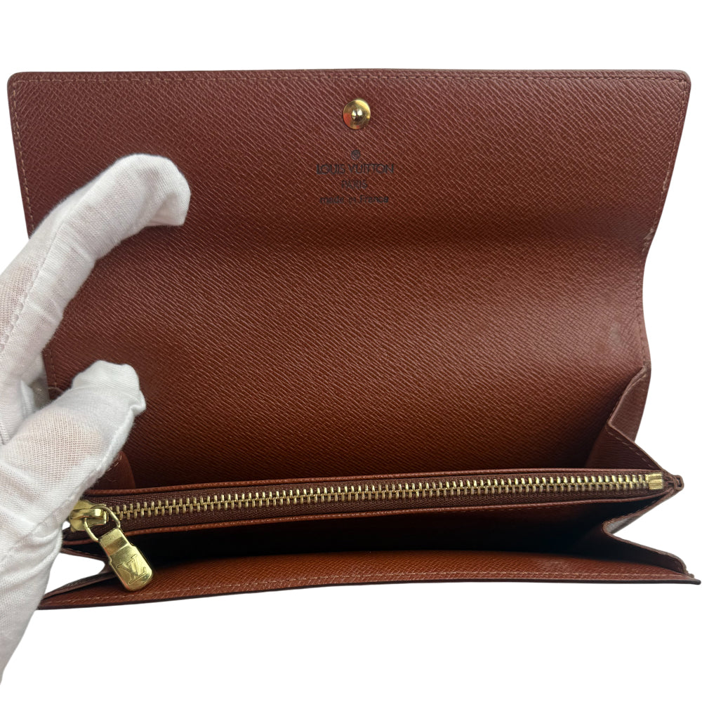 LOUIS VUITTON Sarah Monogram Long Purse Wallet LHQ1116
