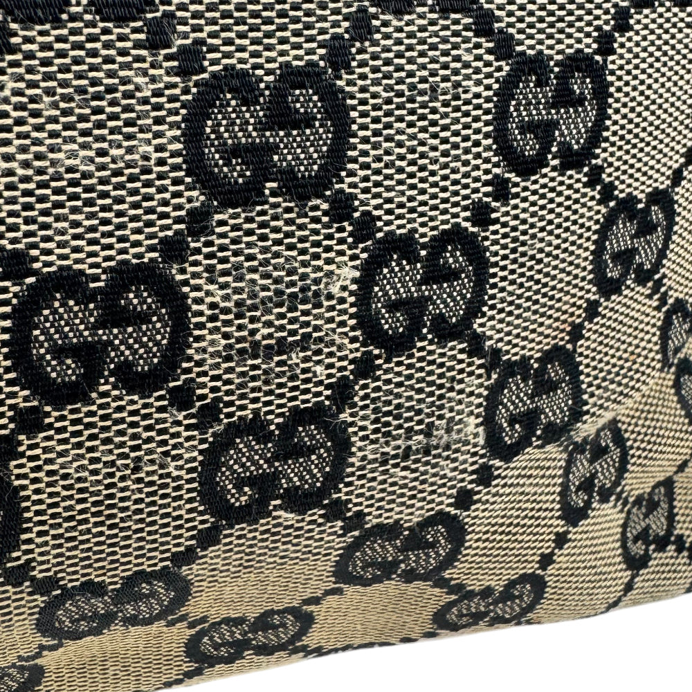 Gucci Brown Canvas Tote Shoulder Bag LHQ1124
