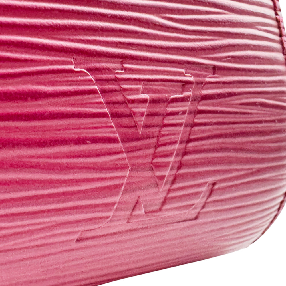 LOUIS VUITTON Marly MM Pink Epi Handbag LHQ1127