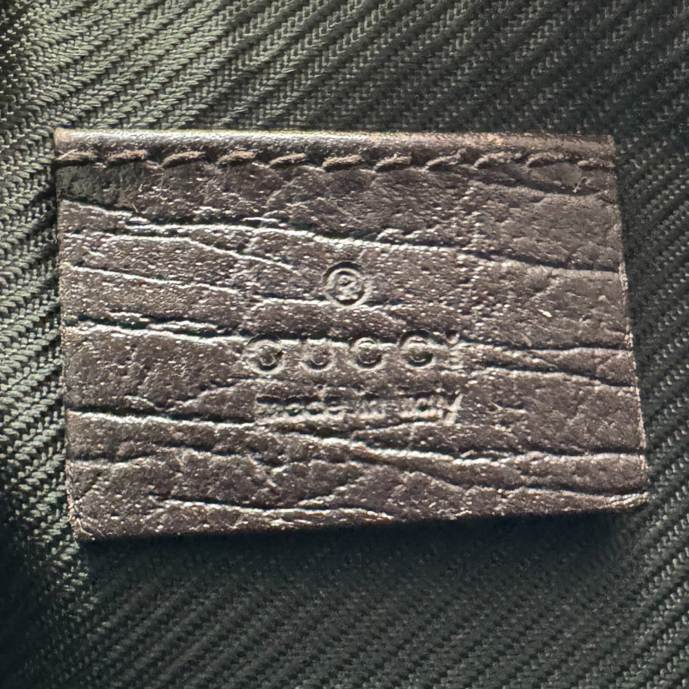 Gucci Brown Canvas Mini Shoulder Boat Bag LHQ1128