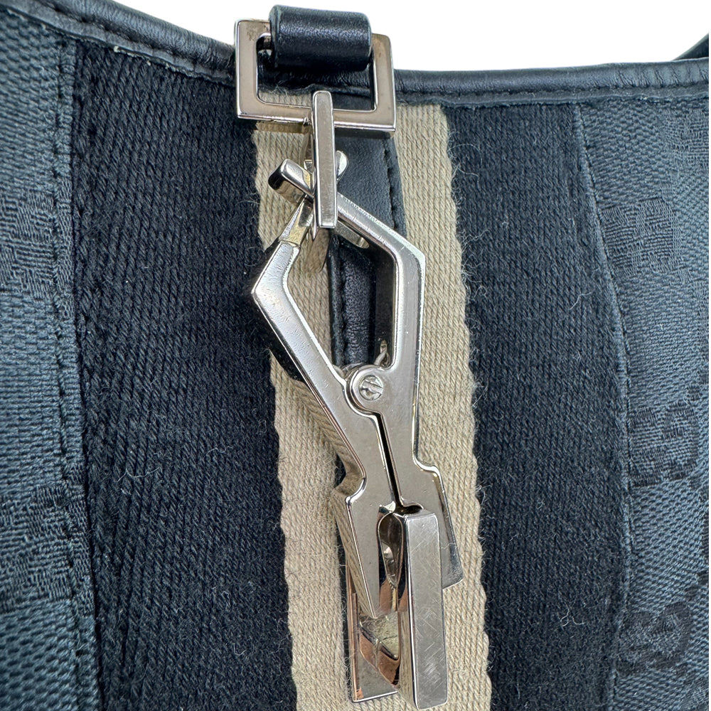 GUCCI GG Black Jackie Shoulder Bag LHQ1132