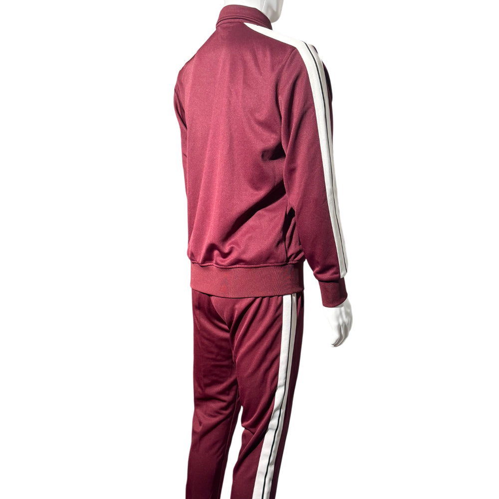 PALM ANGELS BORDEAUX CLASSIC TRACKSUIT MENS SIZE M/L LHQ1138