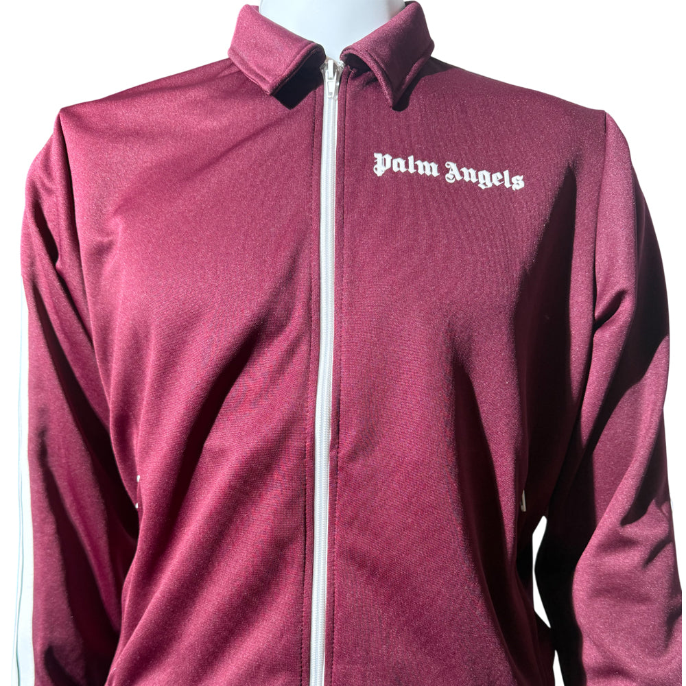 PALM ANGELS BORDEAUX CLASSIC TRACKSUIT MENS SIZE M/L LHQ1138