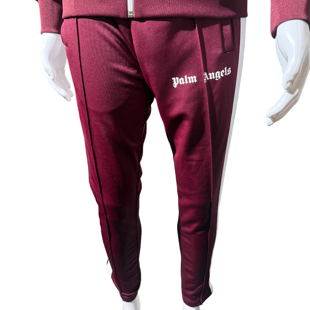 PALM ANGELS BORDEAUX CLASSIC TRACKSUIT MENS SIZE M/L LHQ1138