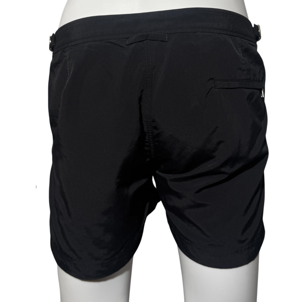 ORLEBAR BROWN BLACK MENS SWIM SHORTS SIZE 32 LHQ1145