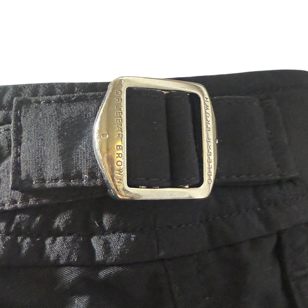 ORLEBAR BROWN BLACK MENS SWIM SHORTS SIZE 32 LHQ1145