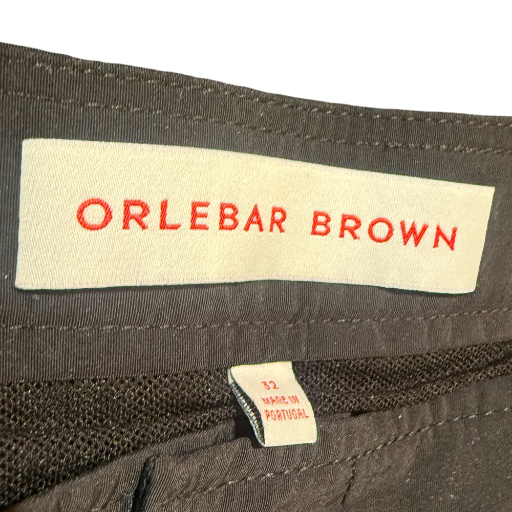 ORLEBAR BROWN BLACK MENS SWIM SHORTS SIZE 32 LHQ1145