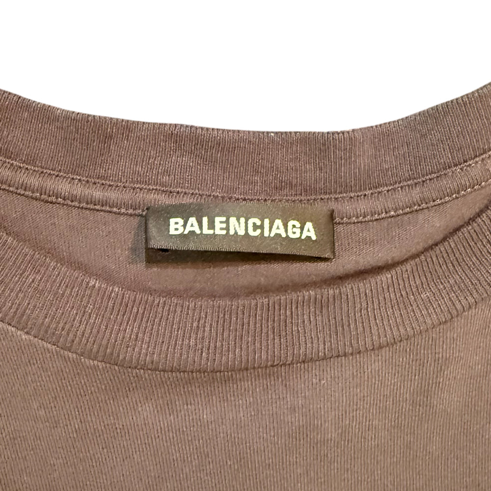 BALENCIAGA OVERSIZED GREY T SHIRT MENS SIZE M LHQ1147