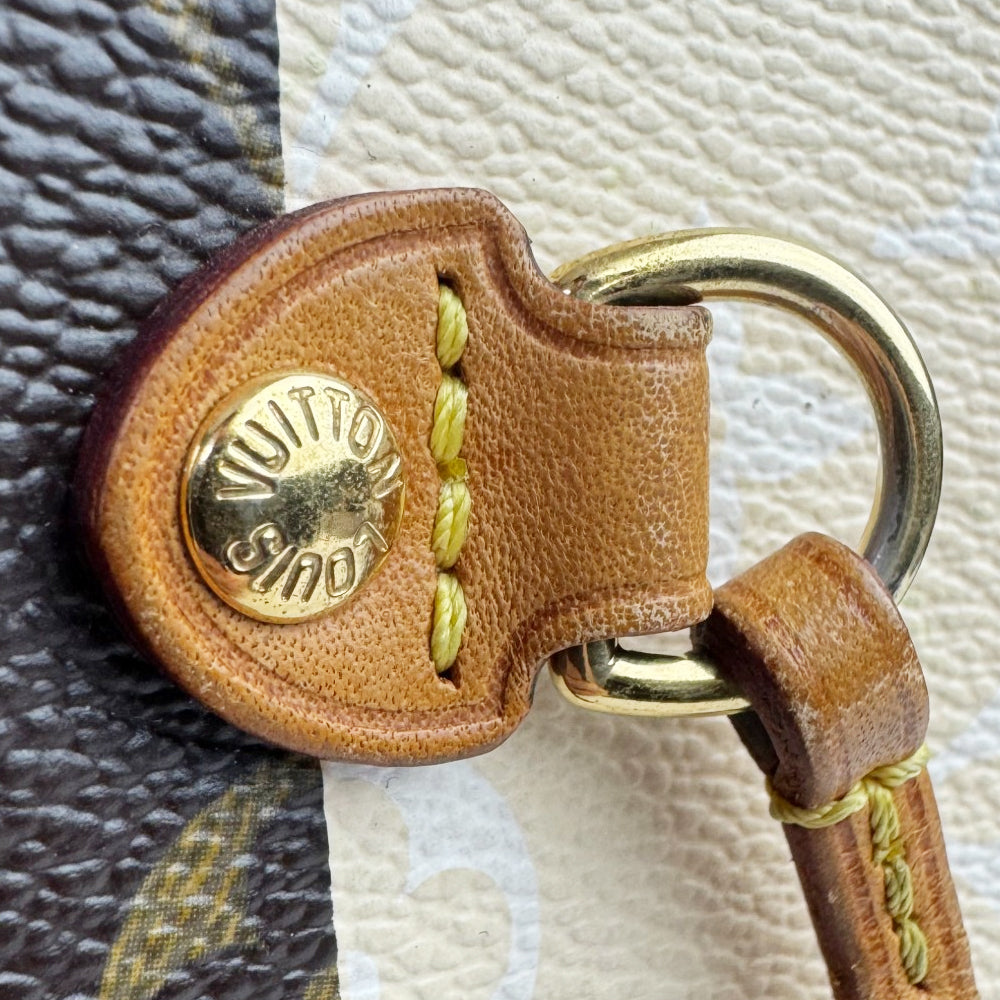 LOUIS VUITTON Neverfull MM Rayures Monogram Tote Shoulder Bag LHQ1149