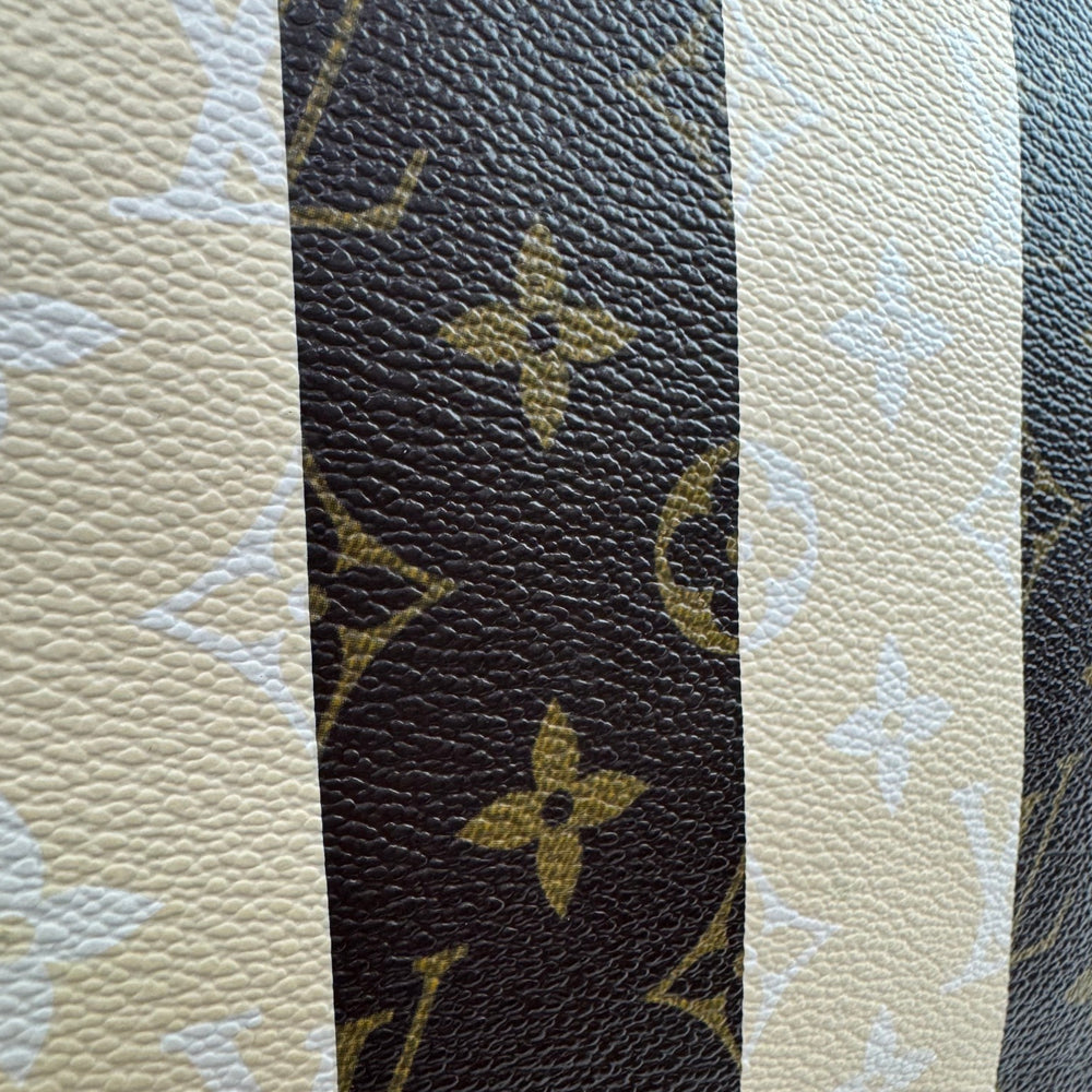 LOUIS VUITTON Neverfull MM Rayures Monogram Tote Shoulder Bag LHQ1149
