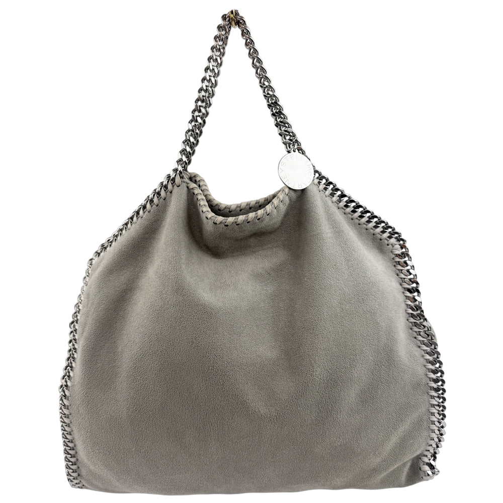 STELLA McCARTNEY Falabella Grey 2 Way Chain Shoulder Hand Bag LHQ1150