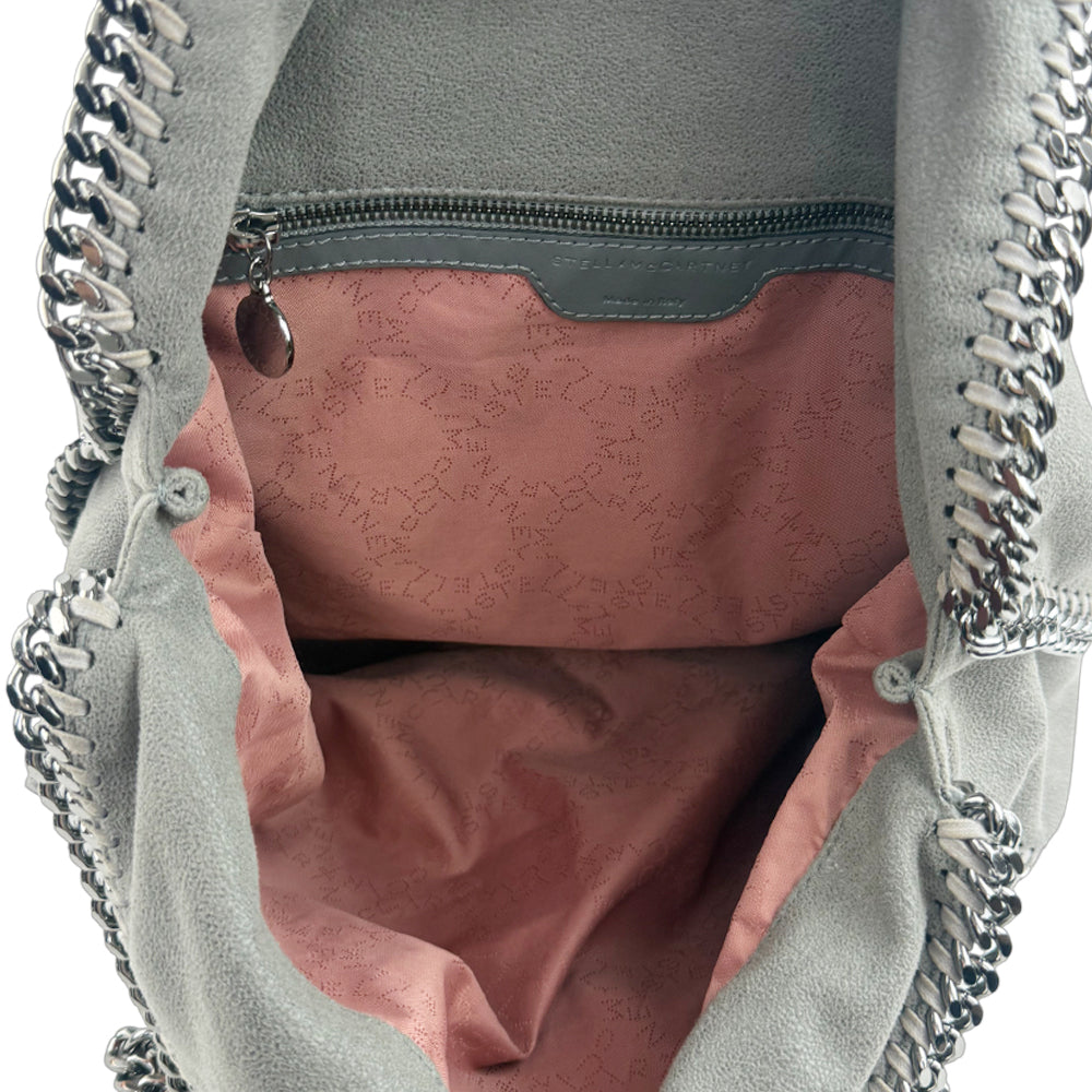 STELLA McCARTNEY Falabella Grey 2 Way Chain Shoulder Hand Bag LHQ1150