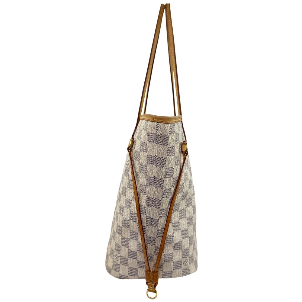 LOUIS VUITTON Neverfull MM Damier Azur Tote Bag LHQ1151