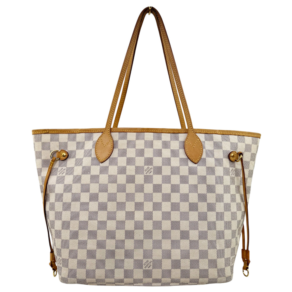 LOUIS VUITTON Neverfull MM Damier Azur Tote Bag LHQ1151