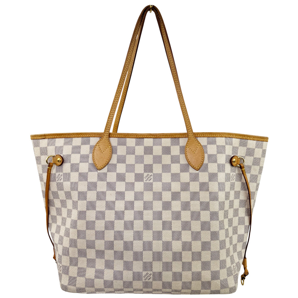 LOUIS VUITTON Neverfull MM Damier Azur Tote Bag LHQ1151