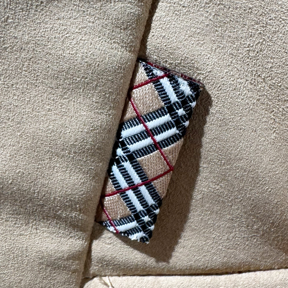 BURBERRY Beige Suede Men's Coat Size M LHQ1153