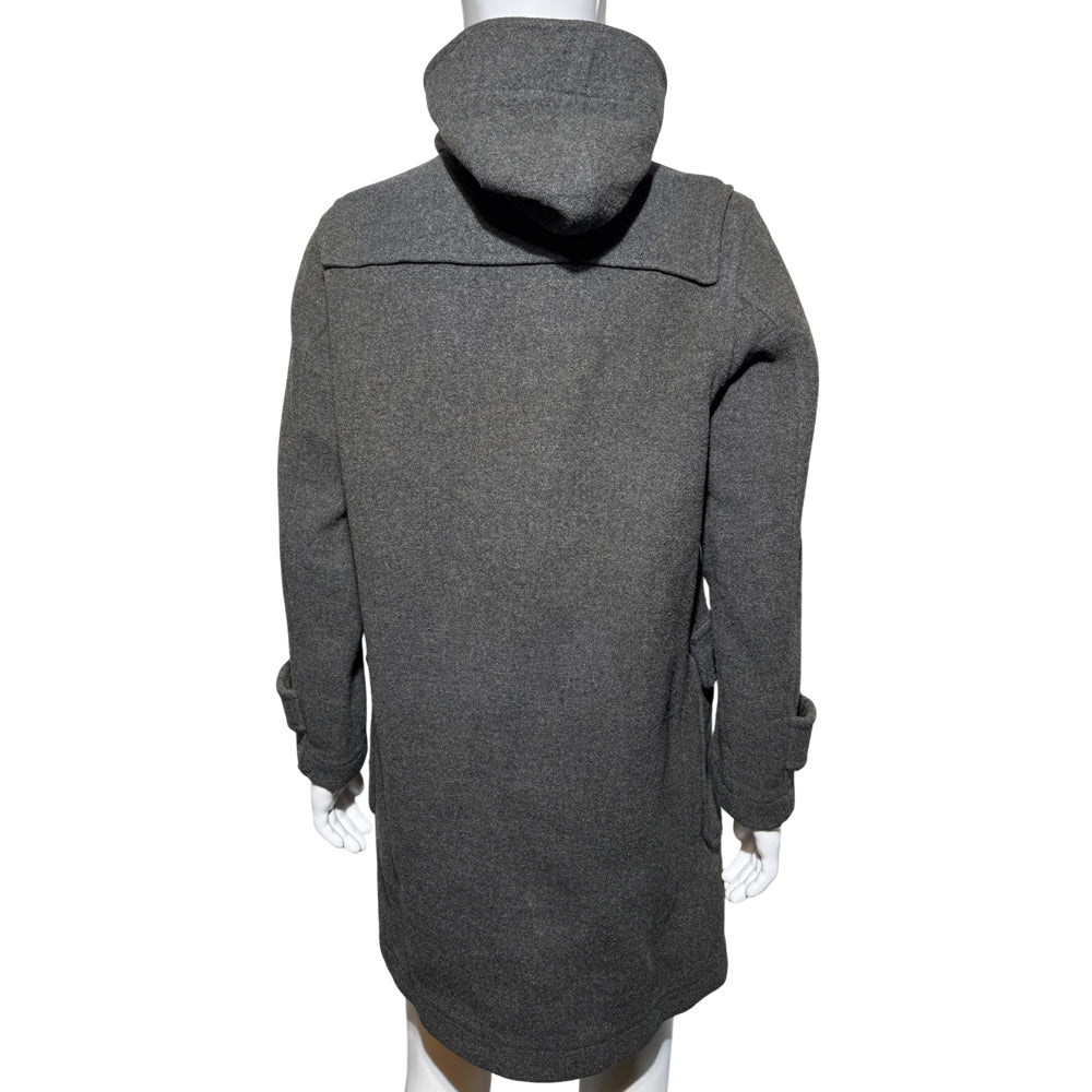 BURBERRY Grey Angora Wool Men's Coat Size M LHQ1160