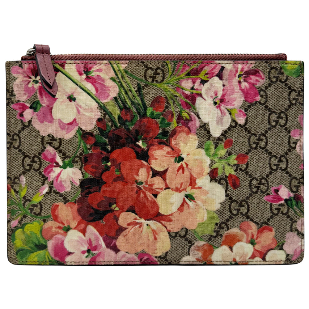 GUCCI GG Supreme Bloom Clutch Pouch LHQ1162