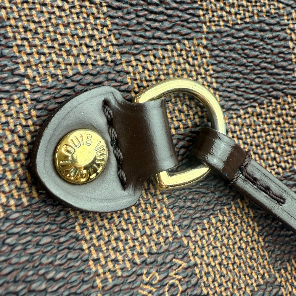 LOUIS VUITTON Neverfull MM Damier Ebene Shoulder Tote Bag LHQ1168